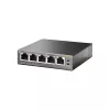 TP-Link 5-Port Gigabit Desktop PoE Switch mit 4 Ports, Unmanaged, Gigabit Ethernet (10/100/1000), Power over Ethernet (PoE)