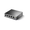 TP-Link 5-Port Gigabit Desktop PoE Switch mit 4 Ports, Unmanaged, Gigabit Ethernet (10/100/1000), Power over Ethernet (PoE)