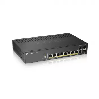Zyxel GS1920-8HPV2 Managed Gigabit Ethernet (10/100/1000) Power over Ethernet (PoE) Schwarz