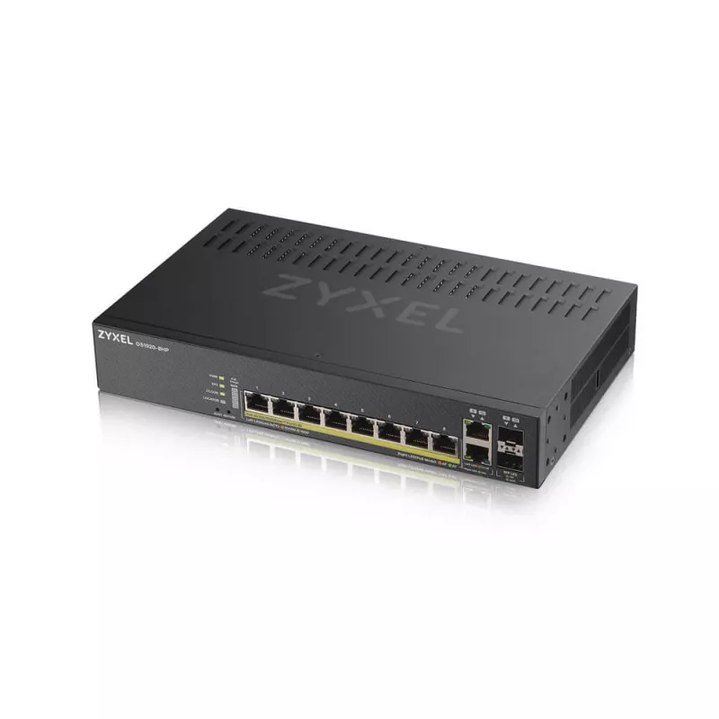 Zyxel GS1920-8HPV2 Managed Gigabit Ethernet (10/100/1000) Power over Ethernet (PoE) Schwarz