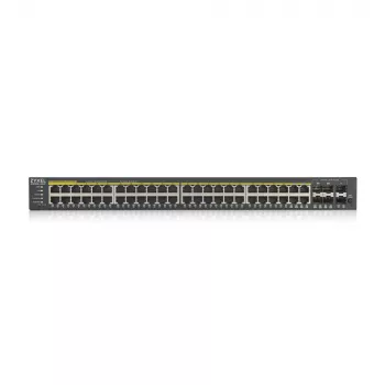 Zyxel GS1920-48HPV2 Managed Gigabit Ethernet (10/100/1000) Power over Ethernet (PoE) Schwarz