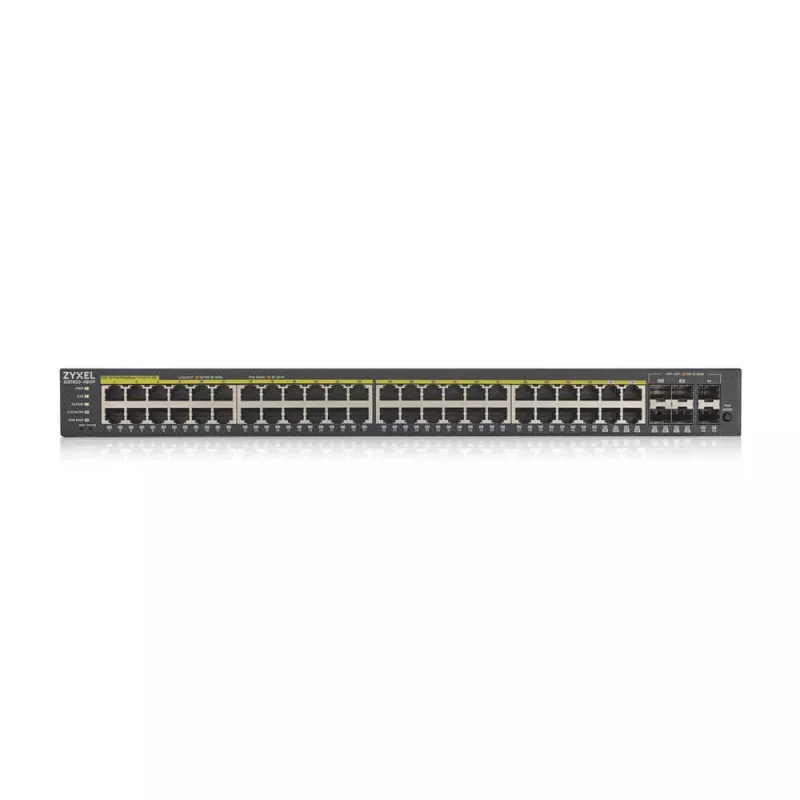 Zyxel GS1920-48HPV2 Managed Gigabit Ethernet (10/100/1000) Power over Ethernet (PoE) Schwarz