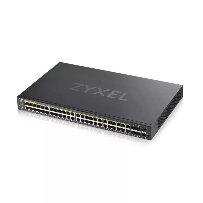 Zyxel GS1920-48HPV2 Managed Gigabit Ethernet (10/100/1000) Power over Ethernet (PoE) Schwarz