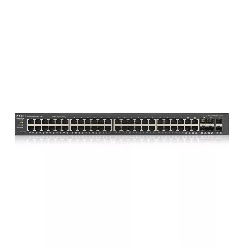 Zyxel GS1920-48V2 Managed Gigabit Ethernet (10/100/1000) Schwarz
