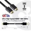CLUB3D Ultra High Speed HDMI 4K120Hz, 8K60Hz zertifiziertes Kabel 48 Gbit/s M/M 2 m