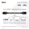 CLUB3D Ultra High Speed HDMI 4K120Hz, 8K60Hz zertifiziertes Kabel 48 Gbit/s M/M 2 m