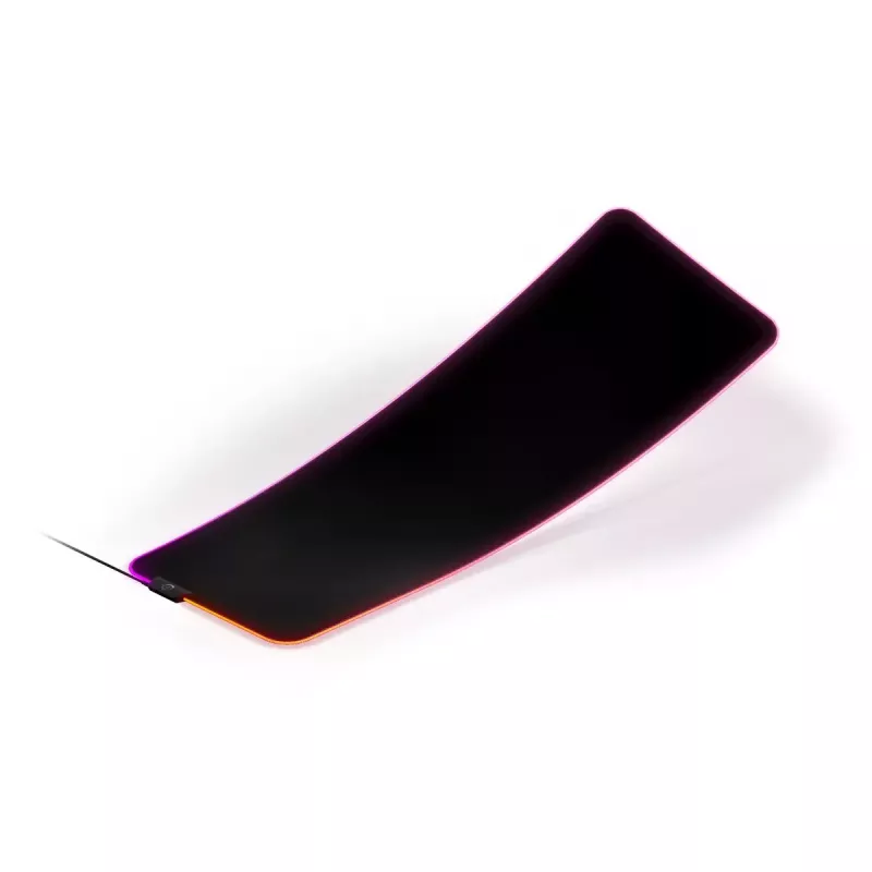 Gaming-Mauspad STEELSERIES QcK Prism Cloth XL — Tuchoberfläche, 900×300 mm, 4 mm Dicke, RGB-Hintergrundbeleuchtung
