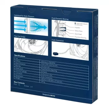 ARCTIC P14 – Druckoptimierter 140 mm Lüfter