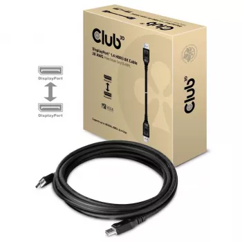 CLUB3D DisplayPort 1.4 HBR3 8K Kabel M/M 5m / 16,40ft