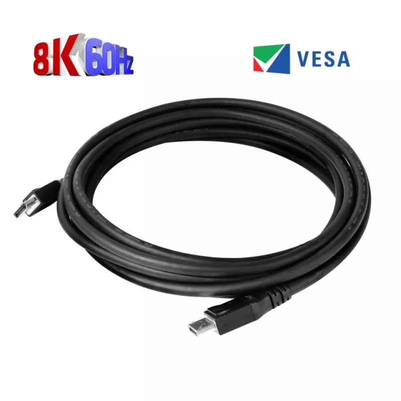 CLUB3D DisplayPort 1.4 HBR3 8K Kabel M/M 5m / 16,40ft