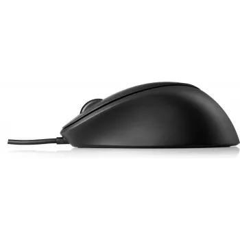 HP USB-Fingerabdruckmaus, beidhändig, USB Type-A, schwarz