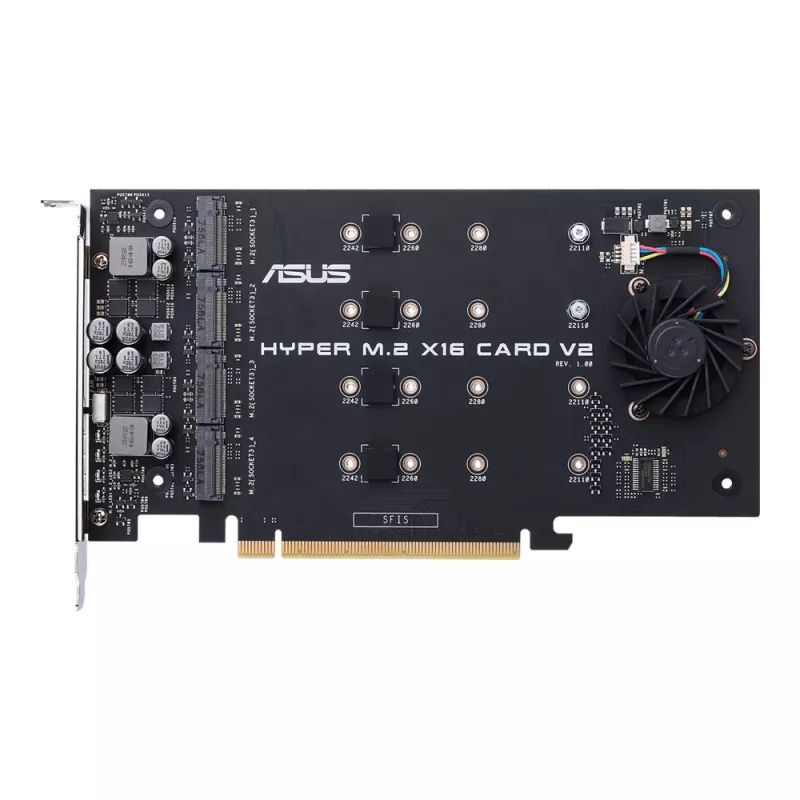 ASUS HYPER M.2 X16 CARD V2 interne Schnittstellenkarte/Adapter