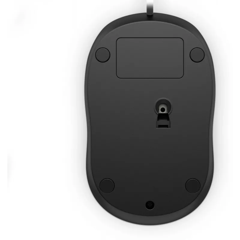HP Kabelmaus 1000, beidhändig, USB Typ-A, 1200 DPI, Schwarz