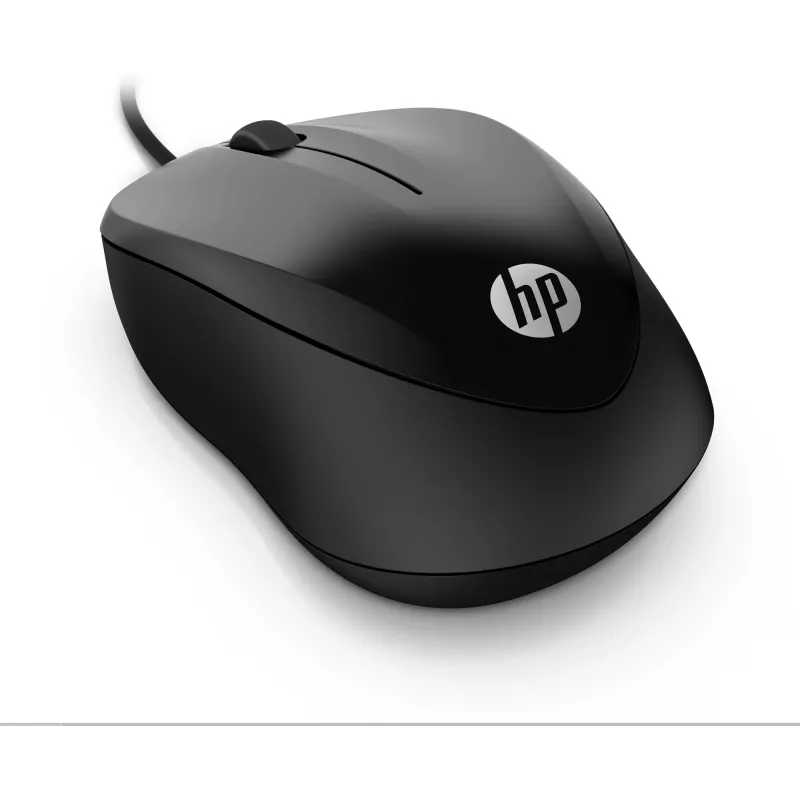 HP Kabelmaus 1000, beidhändig, USB Typ-A, 1200 DPI, Schwarz