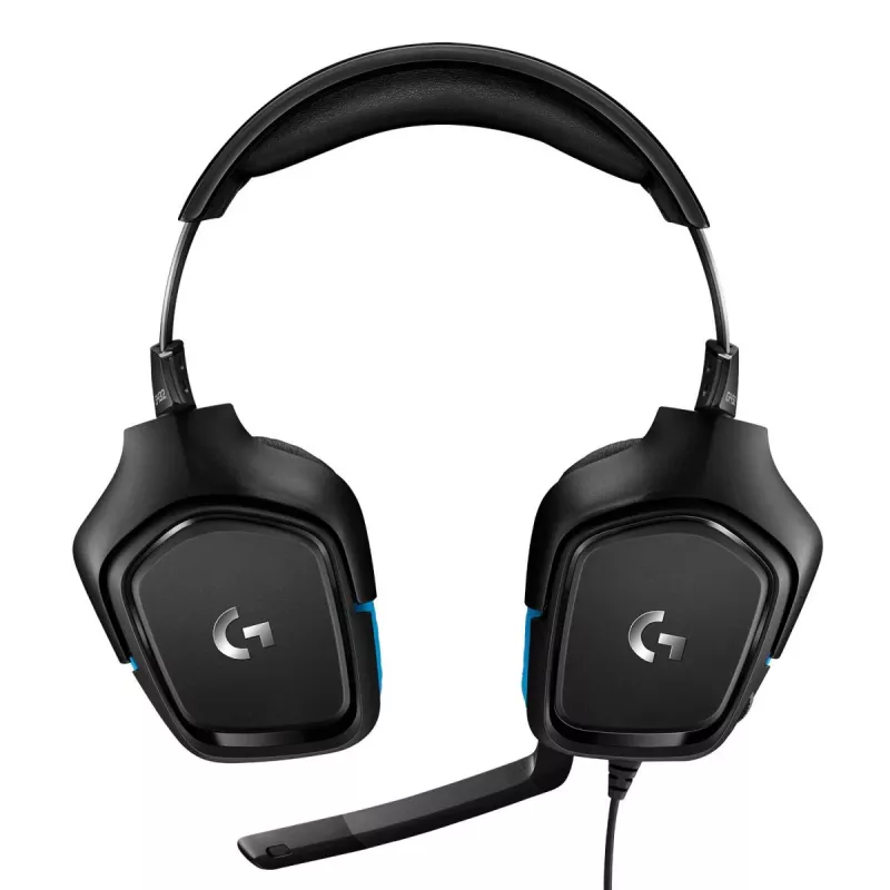 LOGITECH G432 - USB / 3.5mm - Game-Headset - 7.1 Surround - Blau