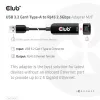CLUB3D USB 3.2 Gen1 Typ A-zu-RJ45 2.5Gbps Adapter