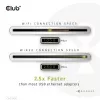 CLUB3D USB 3.2 Gen1 Typ A-zu-RJ45 2.5Gbps Adapter