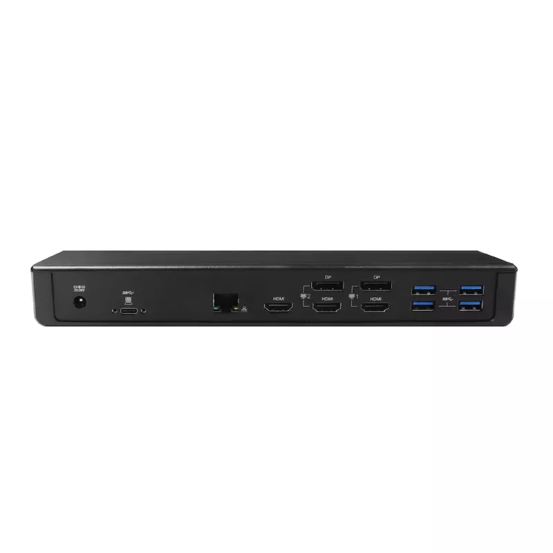 CLUB3D CSV-1562 ist eine USB3.2 Gen1 Type-C Universal Triple 4K30Hz Lade-Dockingstation und DisplayLink® zertifiziert. Die universelle Lade-Dockingstation