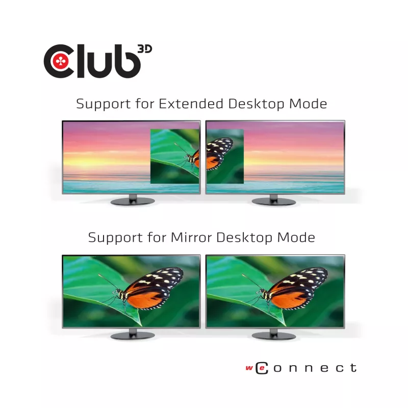 CLUB3D CSV-1562 ist eine USB3.2 Gen1 Type-C Universal Triple 4K30Hz Lade-Dockingstation und DisplayLink® zertifiziert. Die universelle Lade-Dockingstation