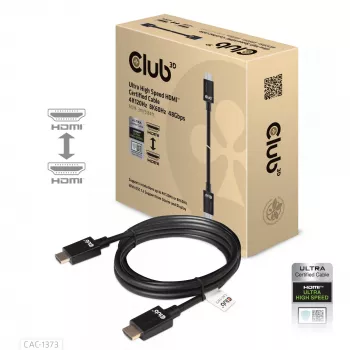 CLUB3D Ultra-High-Speed-HDMI 4K120Hz, 8K60Hz-Kabel 48Gbps M/M 3 m/ 9.84ft