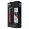 Braun Series 3 300s Folienrasierer Trimmer Schwarz, Rot