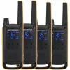 Zwei-Wege-Funkgerät Motorola Talkabout T82 Extreme Quad Pack — 4× PMR-Handgeräte, 16 Kanäle, IPX4, 500 mW, NiMH wiederaufladbar, Micro-USB