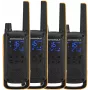 Zwei-Wege-Funkgerät Motorola Talkabout T82 Extreme Quad Pack — 4× PMR-Handgeräte, 16 Kanäle, IPX4, 500 mW, NiMH wiederaufladbar, Micro-USB