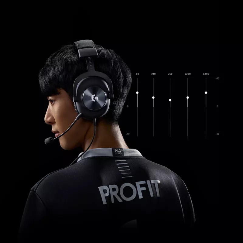 LOGITECH G Pro X Gaming-Headset - 3,5 mm - Schwarz