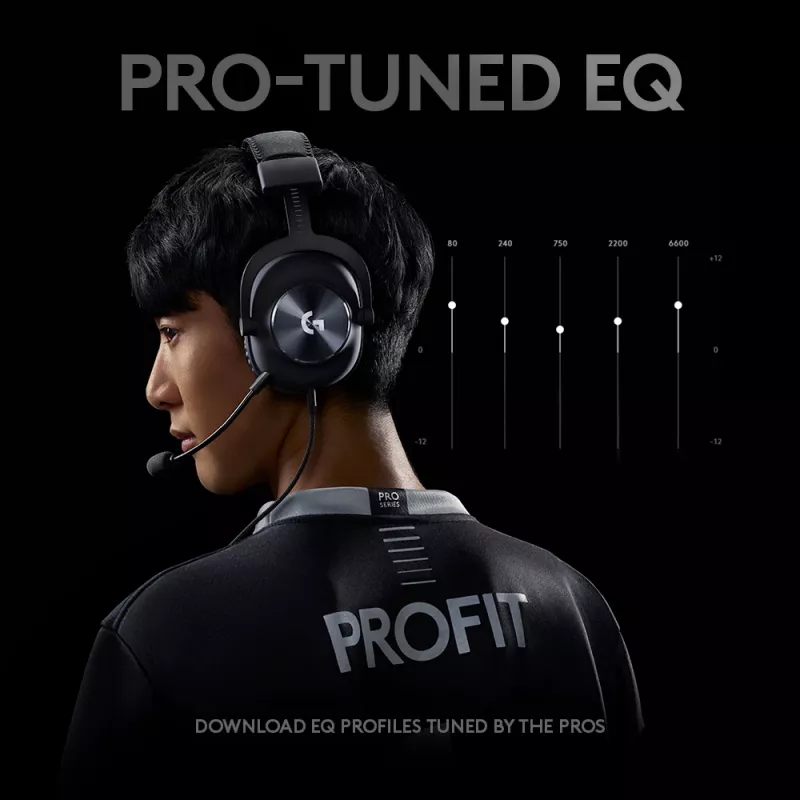 LOGITECH G Pro X Gaming-Headset - 3,5 mm - Schwarz
