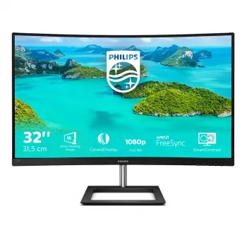 Philips E Line 322E1C/00 Computer Monitor 80 cm (31,5 Zoll) 1920 x 1080 Pixel Full HD LCD Schwarz