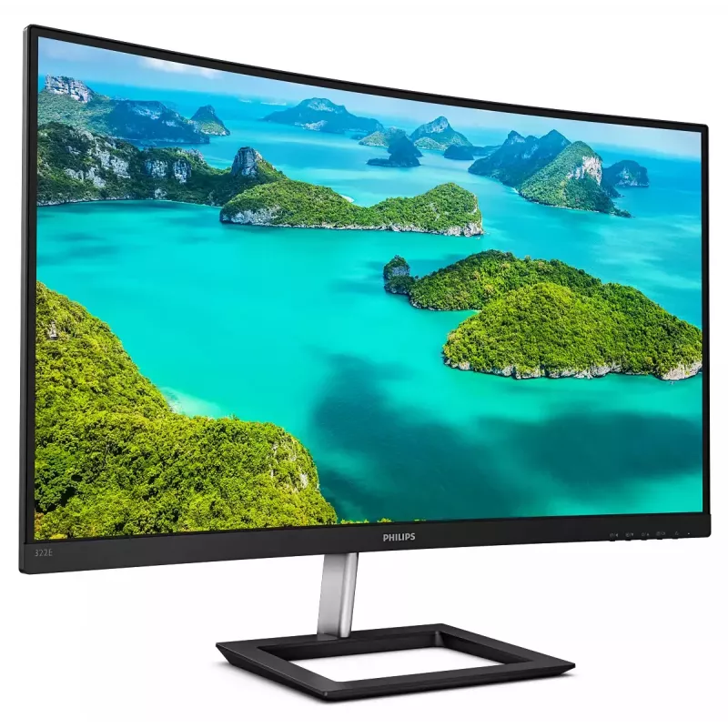 Philips E Line 322E1C/00 Computer Monitor 80 cm (31,5 Zoll) 1920 x 1080 Pixel Full HD LCD Schwarz