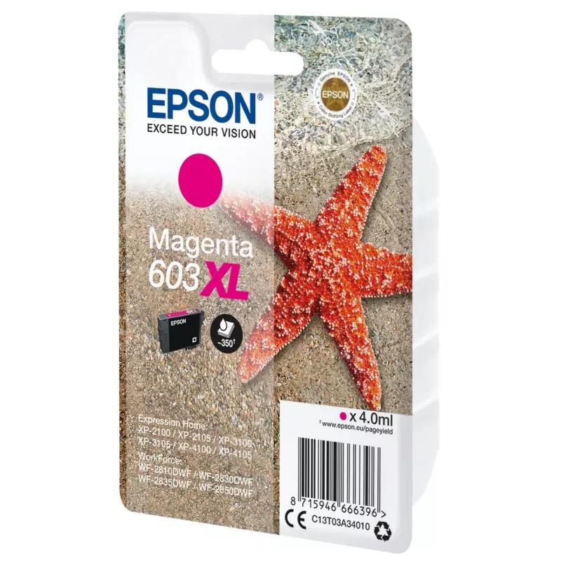 Epson C13T03A34010 Tintenpatrone 1 St. Original Hochkapazität (XL) Magenta