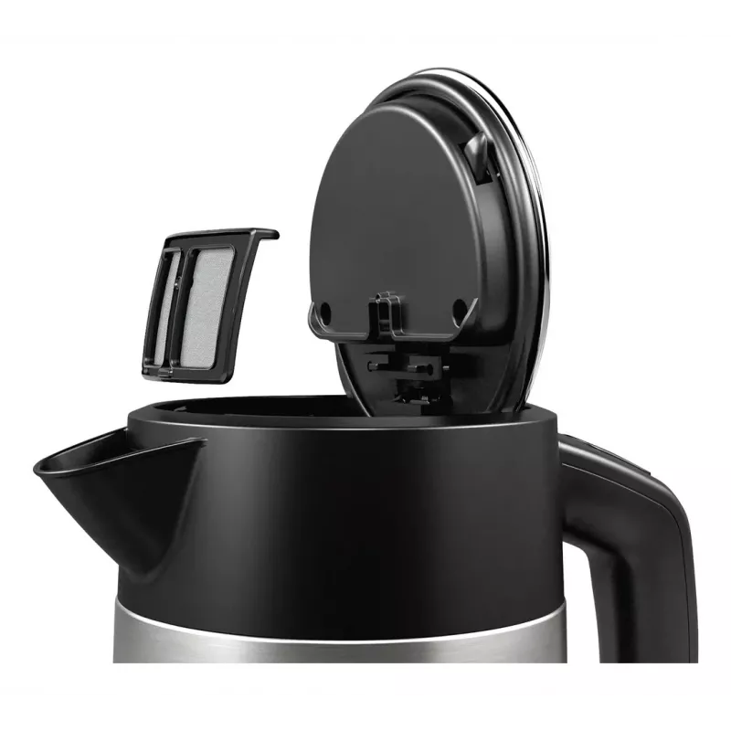 Bosch TWK4P440 Wasserkocher 1.7 L 2400 W Schwarz, Edelstahl