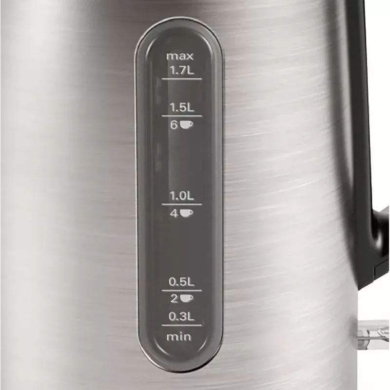 Bosch TWK4P440 Wasserkocher 1.7 L 2400 W Schwarz, Edelstahl