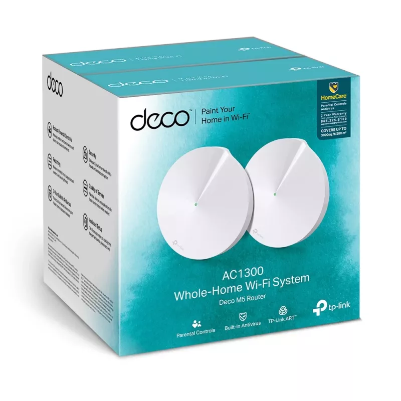 TP-Link AC1300 Deco Whole Home Mesh Wi-Fi-System, 2er-Pack
