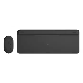 LOGITECH Slim Wireless Keyboard And Mouse Combo Mk470 - Graphite Qwerty Dansk/ Norsk/ Svenska