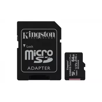 Kingston Technology Canvas Select 64GB micSDXC Plus 100R A1 C10 Karte + ADP