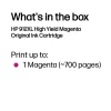 HP 912XL Original Tintenpatrone mit hoher Reichweite, Magenta