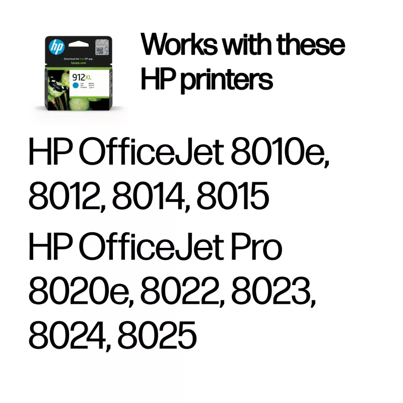 HP 912XL Original-Tintenpatrone Cyan mit hoher Reichweite