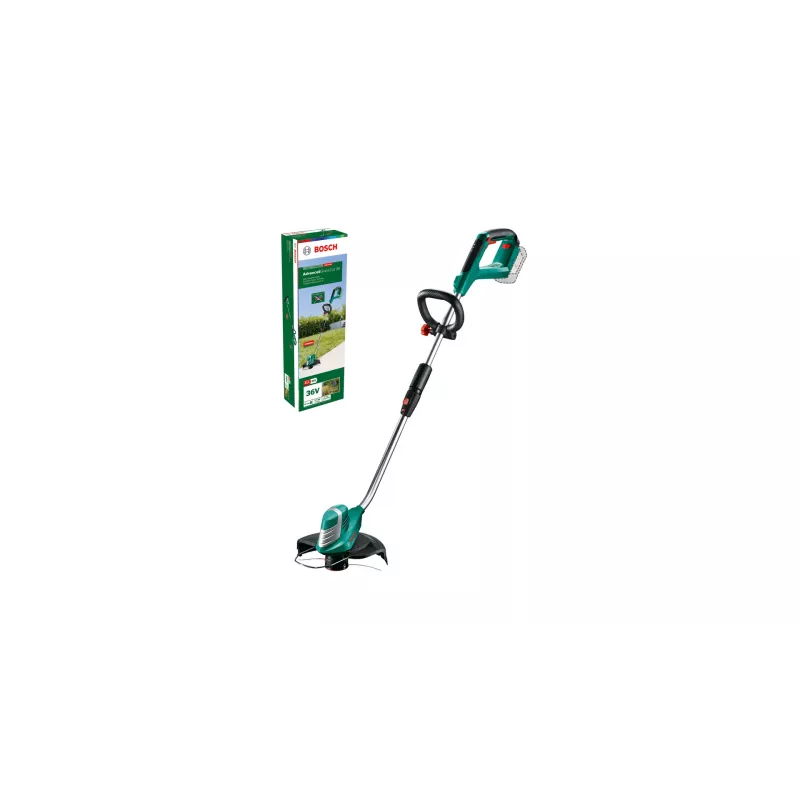Bosch AdvancedGrassCut 36 Akku-Rasentrimmer Baretool, Fadentrimmer, 30 cm, Nylonfaden, D-Griff, 1,6 mm, 6 m