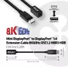 CLUB3D Mini DisplayPort 1.4 auf DisplayPort Verlängerungskabel 8K60Hz DSC 1.2 HBR3 HDR bidirektional F/M 1m/3,28ft