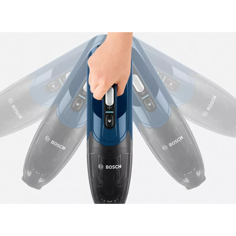 Bosch Serie 2 BBHF216 Akku-Staubsauger/Elektrischer Besen 2-in-1 Akku-Staubsauger Batterie Trocken Beutellos Blau