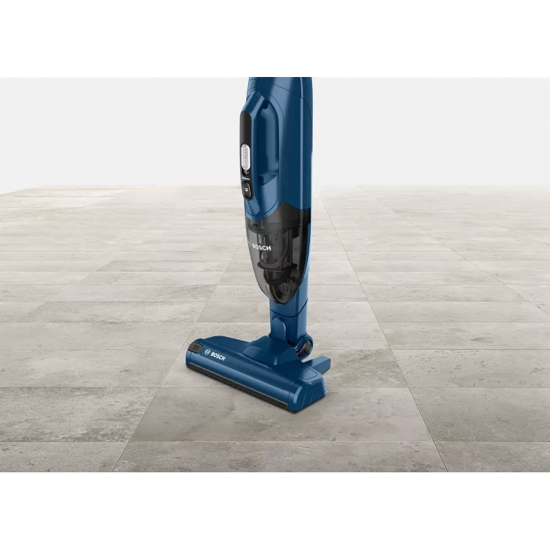 Bosch Serie 2 BBHF216 Akku-Staubsauger/Elektrischer Besen 2-in-1 Akku-Staubsauger Batterie Trocken Beutellos Blau