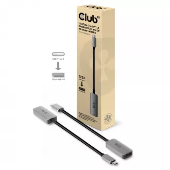 CLUB3D USB Type C zu DisplayPort 1.4 8K60Hz HBR3 Aktivadapter