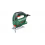 Stichsäge Bosch PST 650 — 500 W, 300 W Abgabeleistung, 65 mm Schnitttiefe in Holz, 4 mm in Stahl, obenliegender Griff, werkzeugloser Sägeblattwechsel