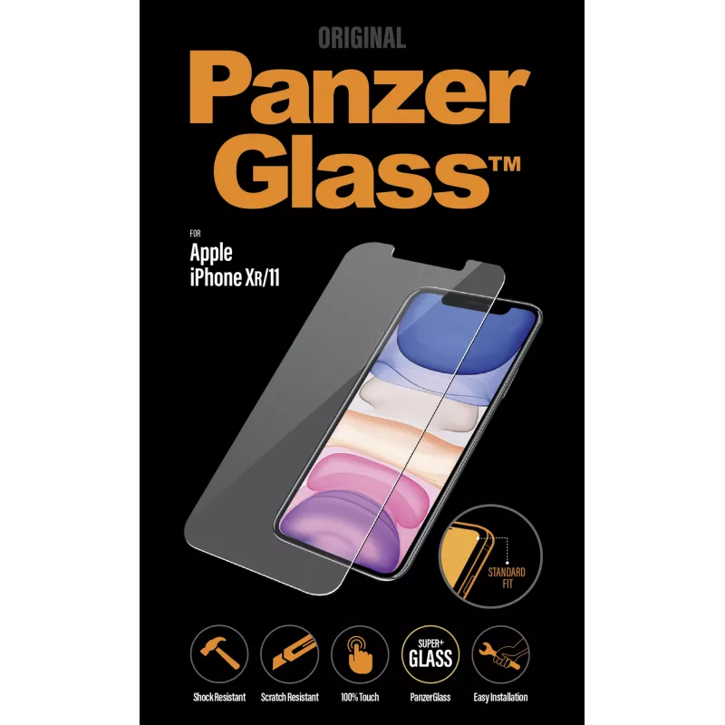PanzerGlass ® Displayschutzfolie iPhone 11 | XR | Standard Fit