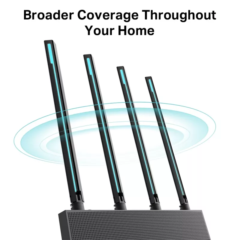TP-Link Archer C80 Wireless Router Gigabit Ethernet Dual-Band (2,4 GHz / 5 GHz) Schwarz