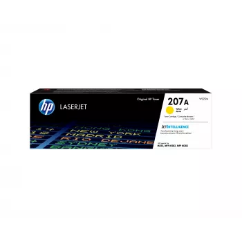 HP 207A gelbe Original-LaserJet-Tonerpatrone, 1250 Seiten, gelb, 1 Stk.