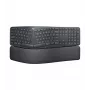 LOGITECH Ergo K860 - Kabellose Split-Tastatur Graphit Qwerty Pan Nordic