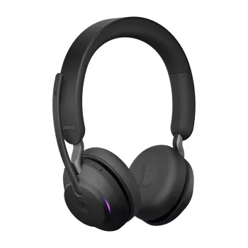 Jabra Evolve2 65 USB-C Schwarz MS Stereo, kabellos, Büro/Callcenter, 20 - 20000 Hz, 176,4 g, Headset, Schwarz